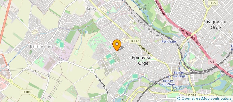 localisation de l'entreprise MONSIEUR MAURICE BOOD  EPINAY-SUR-ORGE