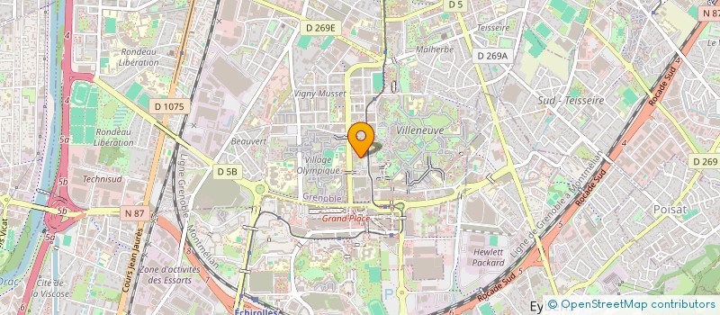 localisation de l'entreprise MONSIEUR MAURICE BORRUSO à GRENOBLE