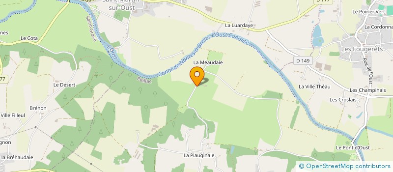 localisation de l'entreprise MONSIEUR MAURICE BOTERF à PEILLAC