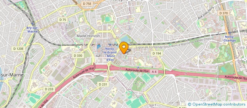 localisation de l'entreprise MONSIEUR MAURICE BOU ANTOUN  NOISY-LE-GRAND