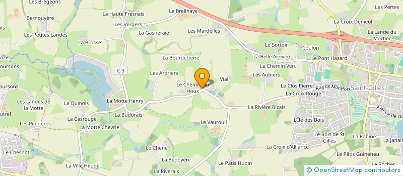localisation de l'entreprise MONSIEUR MAURICE BOUGET à SAINT-GILLES