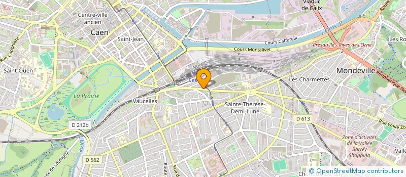 localisation de l'entreprise MONSIEUR MAURICE BOUILLON  CAEN