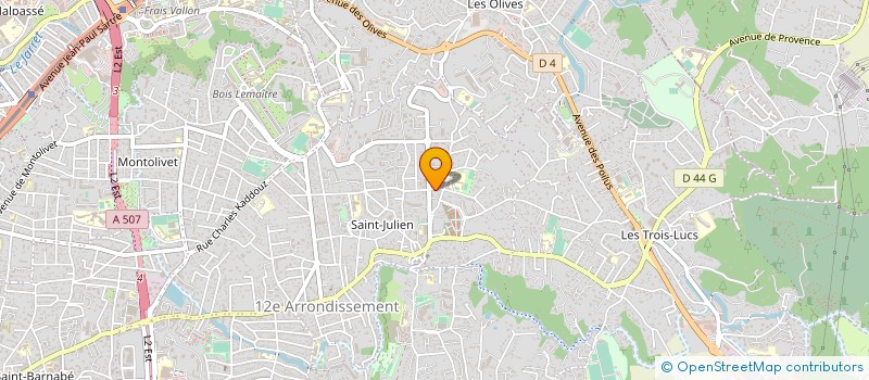 localisation de l'entreprise MONSIEUR MAURICE BOUNOUS à MARSEILLE
