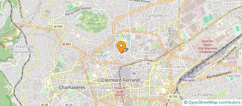 localisation de l'entreprise MONSIEUR MAURICE BOURDIN à CLERMONT-FERRAND