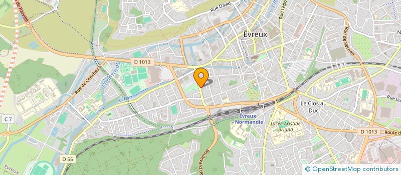 localisation de l'entreprise MONSIEUR MAURICE BOUREAU  EVREUX