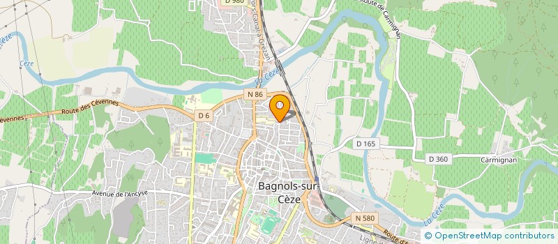 localisation de l'entreprise MONSIEUR MAURICE BOURG à BAGNOLS-SUR-CEZE