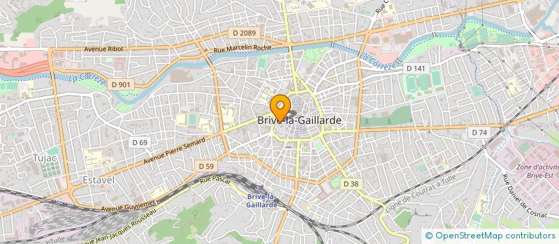 localisation de l'entreprise MONSIEUR MAURICE BOURZAT à BRIVE-LA-GAILLARDE