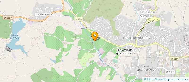localisation de l'entreprise MONSIEUR MAURICE BRACCO à BORMES-LES-MIMOSAS