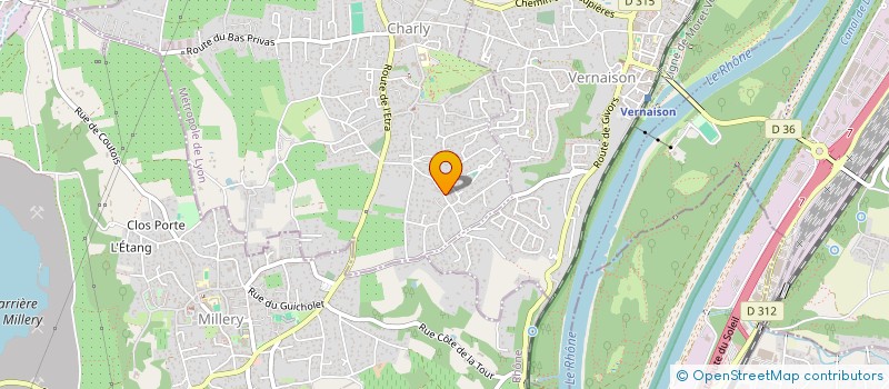 localisation de l'entreprise MONSIEUR MAURICE BRAILLON  CHARLY