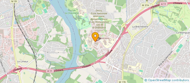 localisation de l'entreprise MONSIEUR MAURICE BRANCHEREAU à NANTES