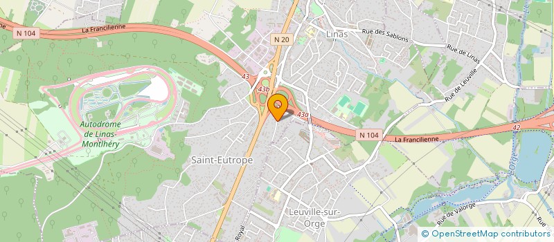 localisation de l'entreprise MONSIEUR MAURICE BRAUT à LINAS