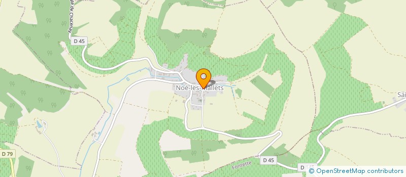 localisation de l'entreprise MONSIEUR MAURICE BRAUX à NOE-LES-MALLETS