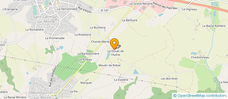 localisation de l'entreprise MONSIEUR MAURICE BRETAUDEAU  SEVREMOINE