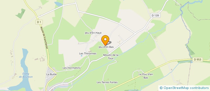 localisation de l'entreprise MONSIEUR MAURICE BRETON  BOURBON L'ARCHAMBAULT