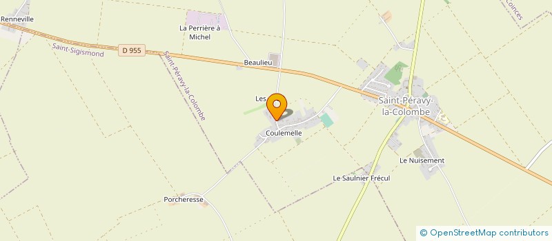 localisation de l'entreprise MONSIEUR MAURICE BRETON  SAINT-PERAVY-LA-COLOMBE