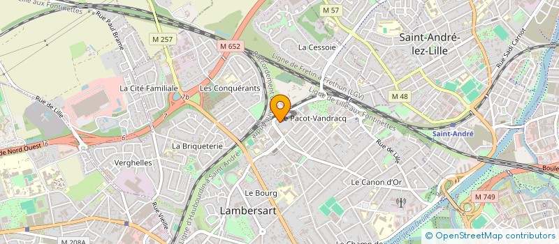 localisation de l'entreprise MONSIEUR MAURICE BRETON à LAMBERSART