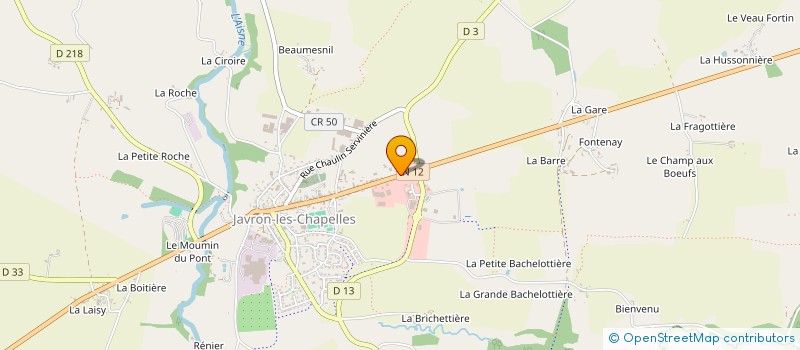 localisation de l'entreprise MONSIEUR MAURICE BRICARD à JAVRON-LES-CHAPELLES