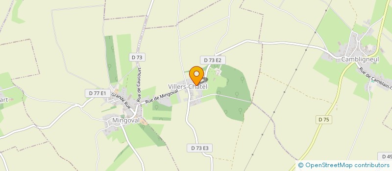 localisation de l'entreprise MONSIEUR MAURICE BRISSET à VILLERS-CHATEL