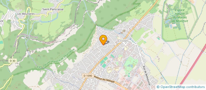 localisation de l'entreprise MONSIEUR MAURICE BRUN-COSME à CROLLES