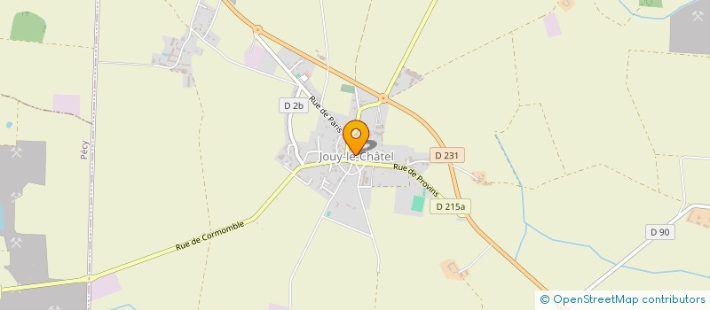 localisation de l'entreprise MONSIEUR MAURICE BRUNEAUX à JOUY-LE-CHATEL