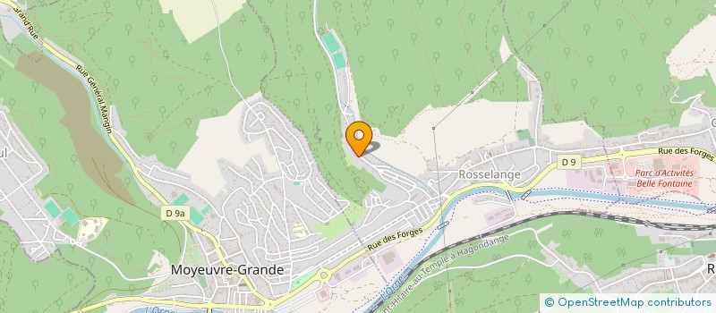 localisation de l'entreprise MONSIEUR MAURICE BUCOLO  ROSSELANGE