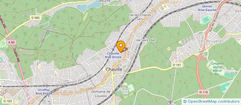 localisation de l'entreprise MONSIEUR MAURICE BULLIARD à CHAVILLE