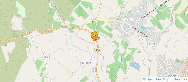 localisation de l'entreprise MONSIEUR MAURICE BUOUS à POUSSAN