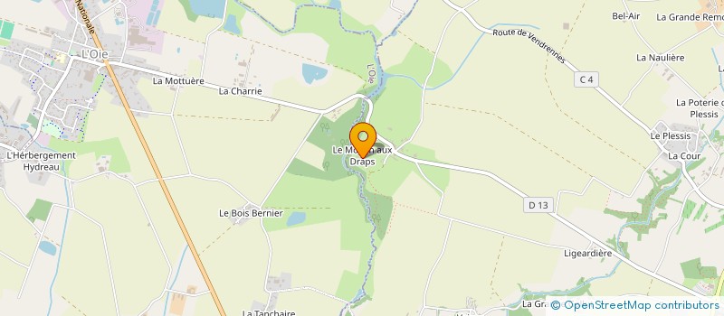 localisation de l'entreprise MONSIEUR MAURICE BUREAU  MOUCHAMPS