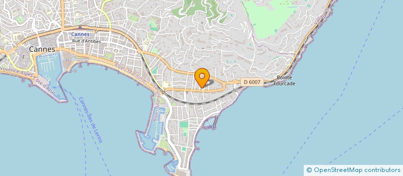 localisation de l'entreprise MONSIEUR MAURICE BYRNE à CANNES