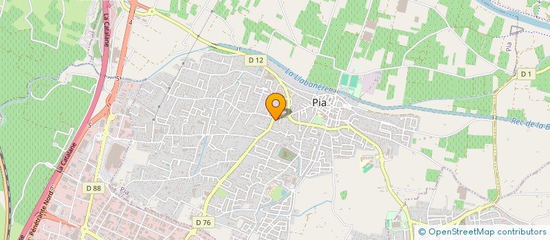 localisation de l'entreprise MONSIEUR MAURICE CABARIBERE  PIA