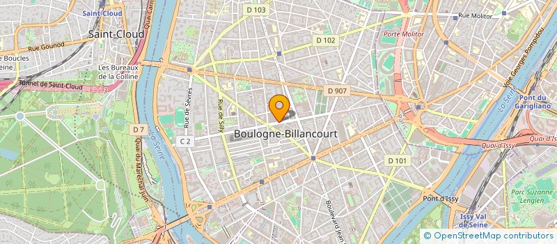 localisation de l'entreprise MONSIEUR MAURICE CALFON à BOULOGNE-BILLANCOURT