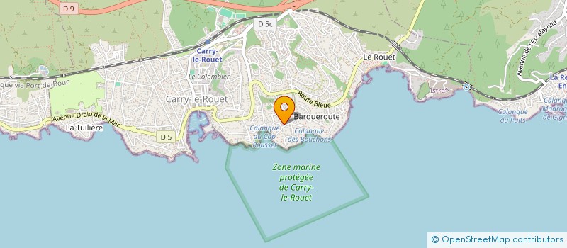 localisation de l'entreprise MONSIEUR MAURICE CAMELIO à CARRY-LE-ROUET