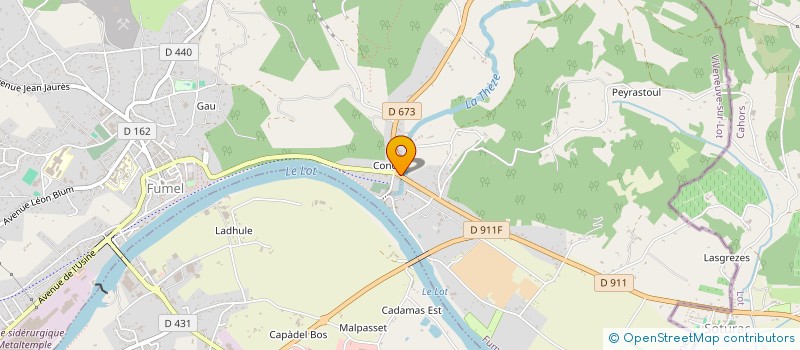 localisation de l'entreprise MONSIEUR MAURICE CAMPI  FUMEL