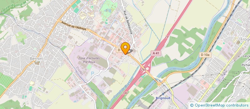 localisation de l'entreprise MONSIEUR MAURICE CAMPILLO  CROLLES