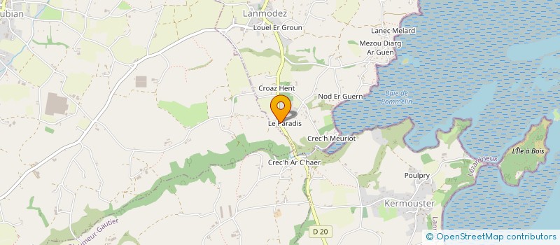 localisation de l'entreprise MONSIEUR MAURICE CANALES  LANMODEZ