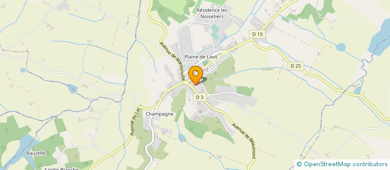 localisation de l'entreprise MONSIEUR MAURICE CANDELON à MARSAC