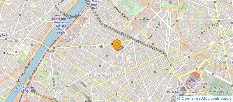 localisation de l'entreprise MONSIEUR MAURICE CANTIER  PARIS