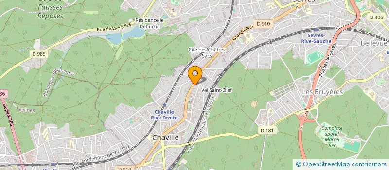 localisation de l'entreprise MONSIEUR MAURICE CARRE à CHAVILLE