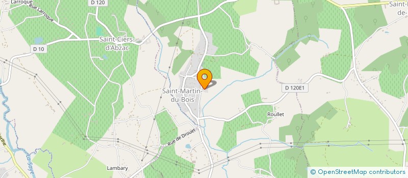 localisation de l'entreprise MONSIEUR MAURICE CARRERE  SAINT-DENIS-DE-PILE