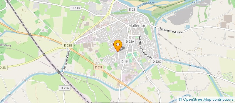 localisation de l'entreprise MONSIEUR MAURICE CARRILLO  MALLEMORT