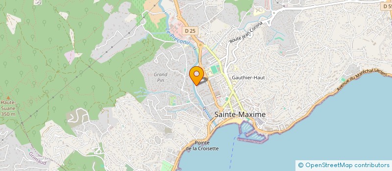 localisation de l'entreprise MONSIEUR MAURICE CARUSO à SAINTE-MAXIME