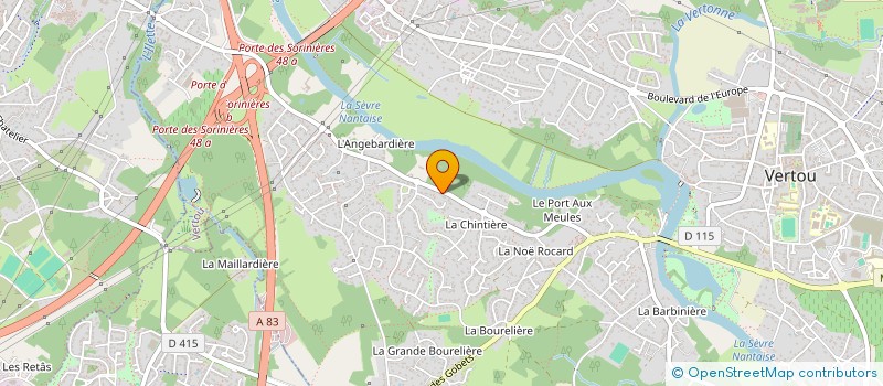 localisation de l'entreprise MONSIEUR MAURICE CASSARD-POILU à VERTOU
