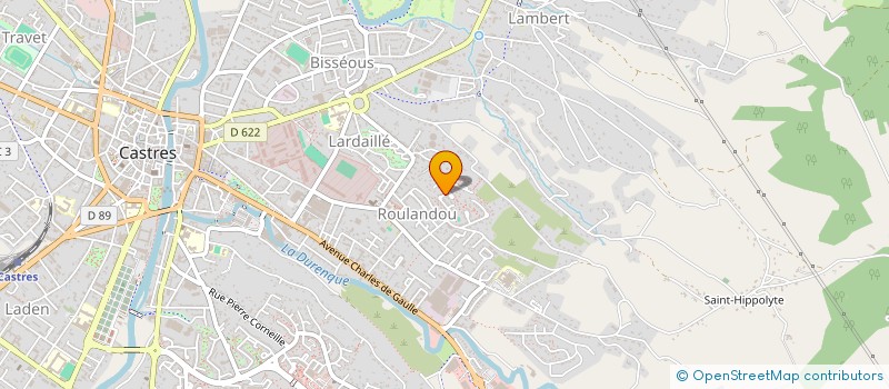 localisation de l'entreprise MONSIEUR MAURICE CAUMETTE  CASTRES