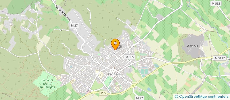localisation de l'entreprise MONSIEUR MAURICE CAUX à PIGNAN