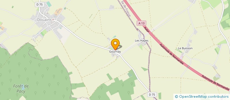 localisation de l'entreprise MONSIEUR MAURICE CAVEL  DOUAINS