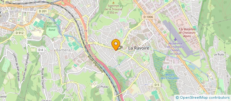 localisation de l'entreprise MONSIEUR MAURICE CENDRE  LA RAVOIRE