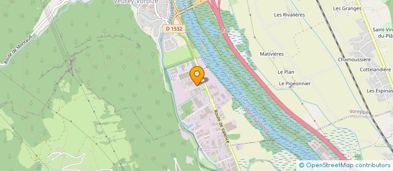 localisation de l'entreprise MONSIEUR MAURICE CHABOT  VEUREY-VOROIZE