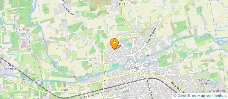 localisation de l'entreprise MONSIEUR MAURICE CHABOT  LE THOR