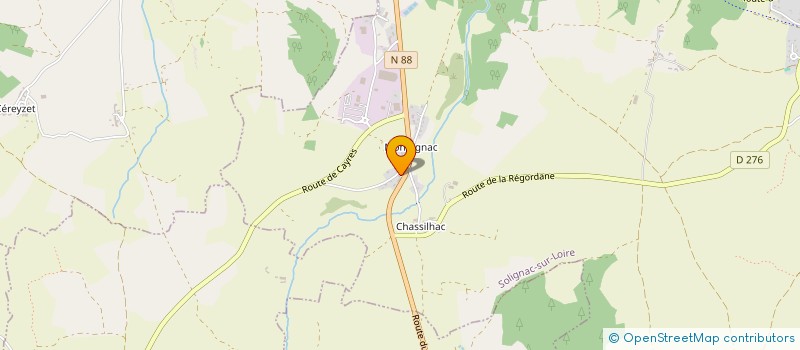localisation de l'entreprise MONSIEUR MAURICE CHABRET à SOLIGNAC-SUR-LOIRE