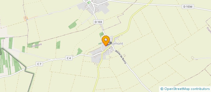 localisation de l'entreprise MONSIEUR MAURICE CHAMAULT  FROMONT